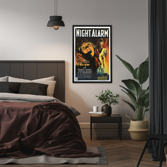 "Night Alarm" (1934) Framed Movie Poster