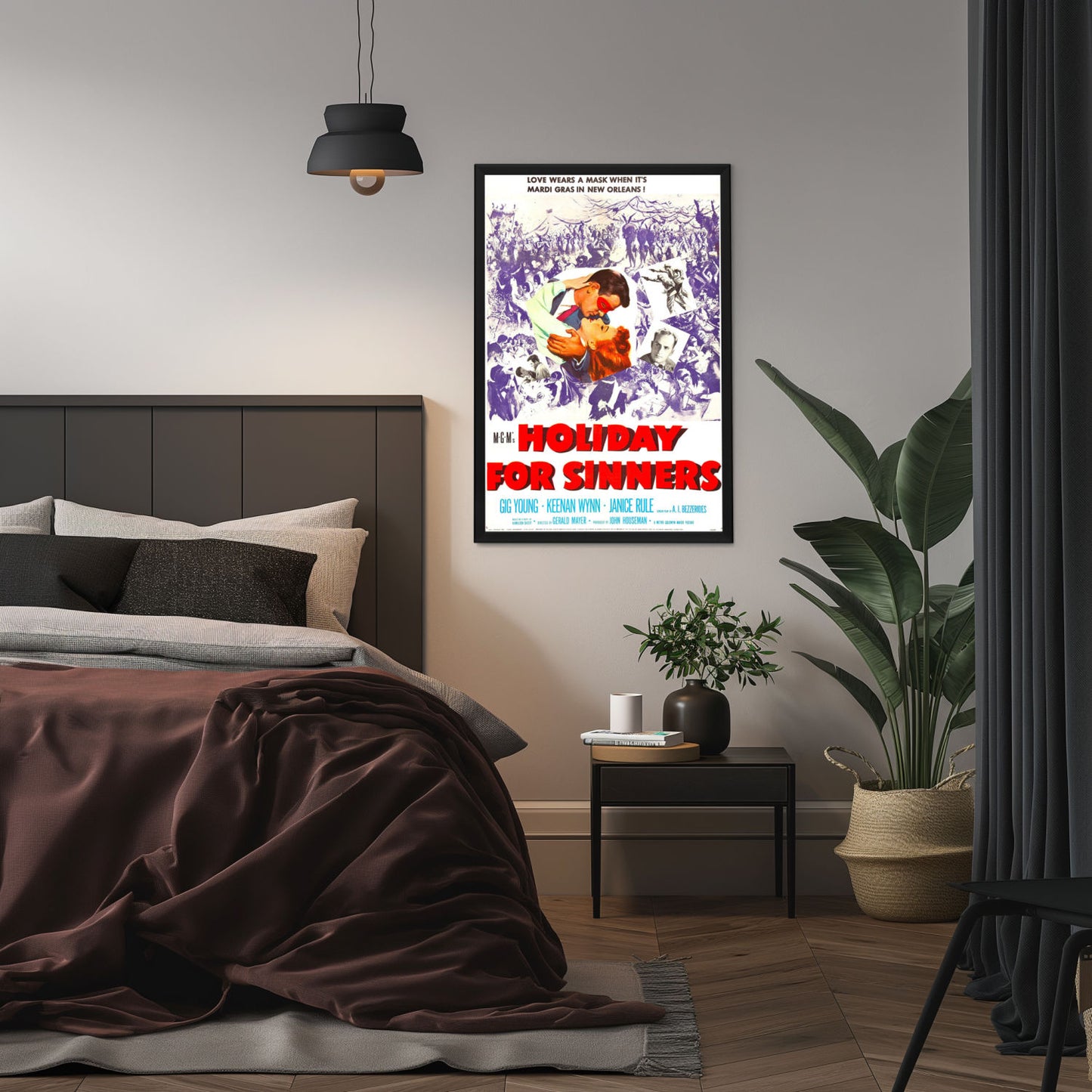 "Holiday For Sinners" (1952) Framed Movie Poster