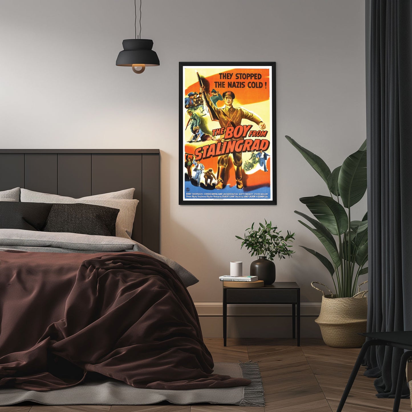 "Boy From Stalingrad" (1943) Framed Movie Poster