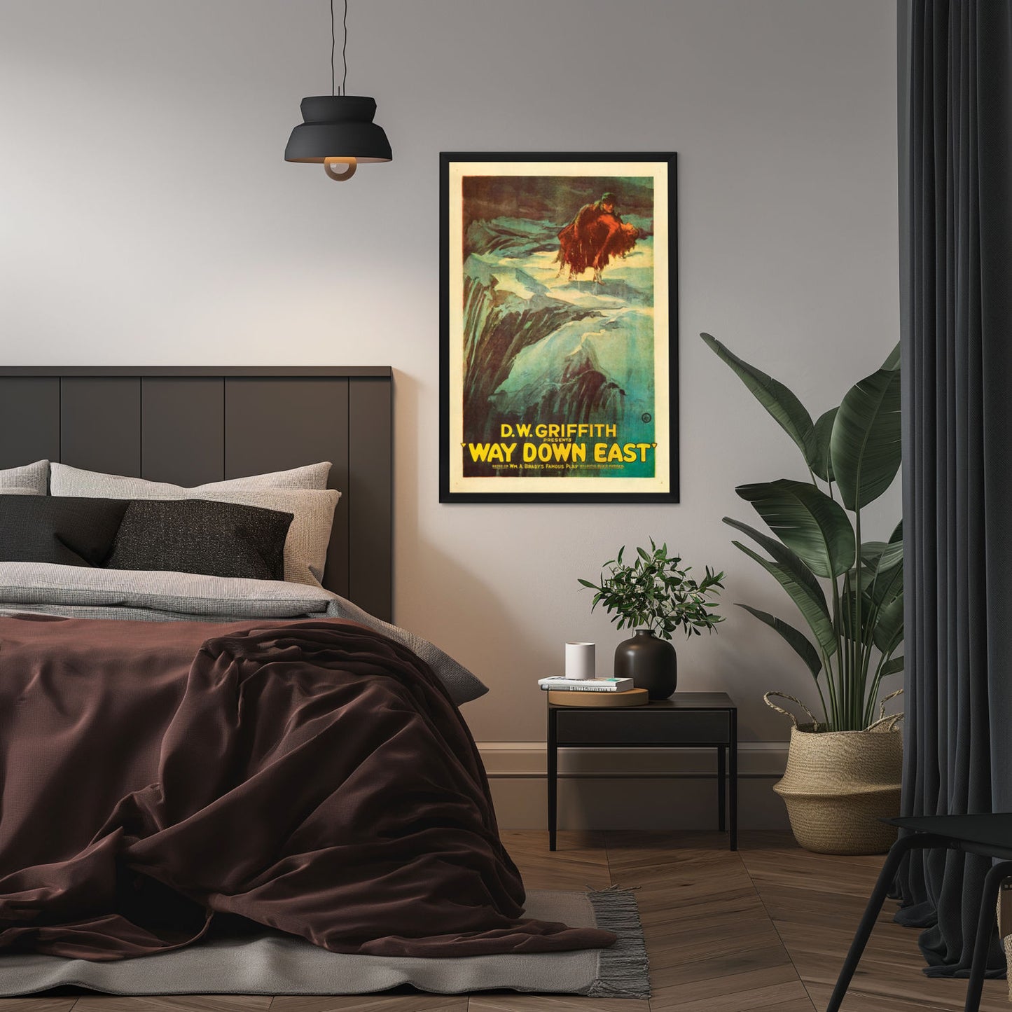 "Way Down East" (1920) Framed Movie Poster