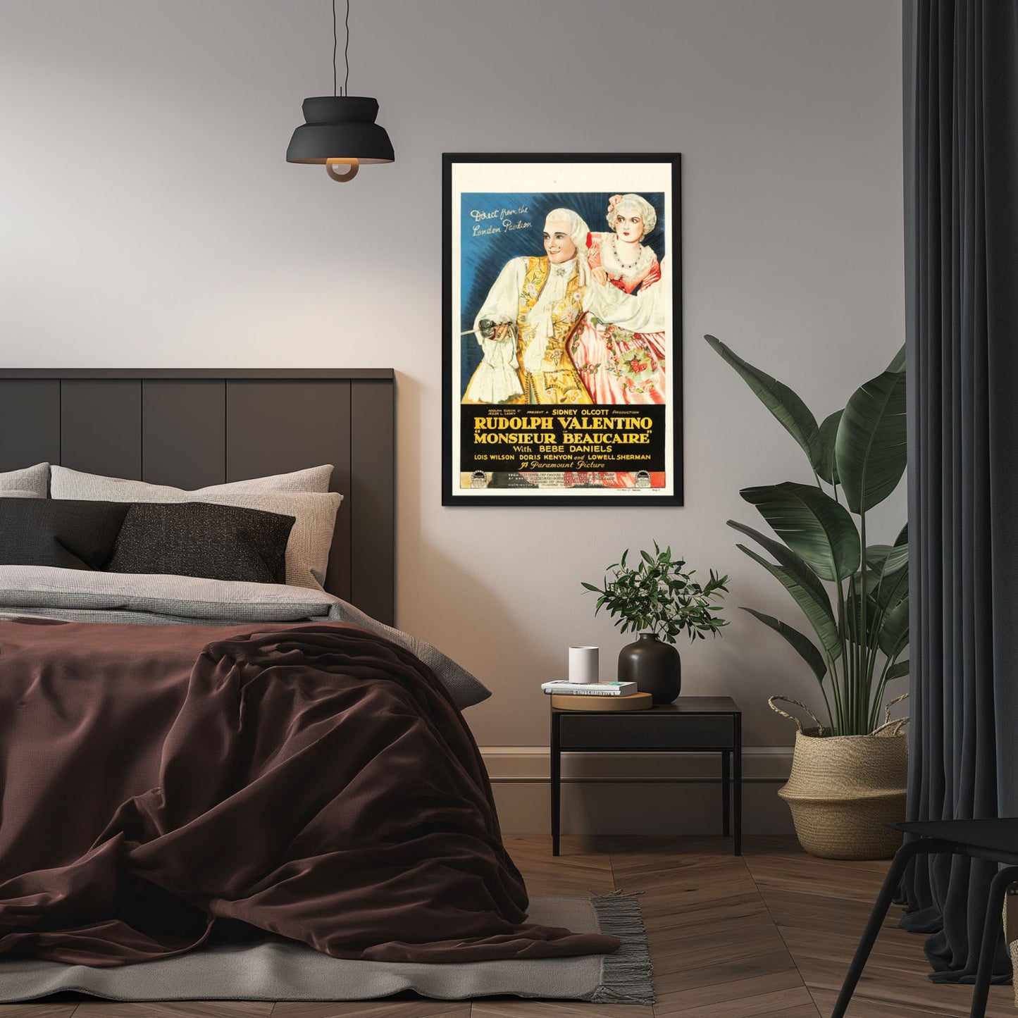 "Monsieur Beaucaire" (1924) Framed Movie Poster