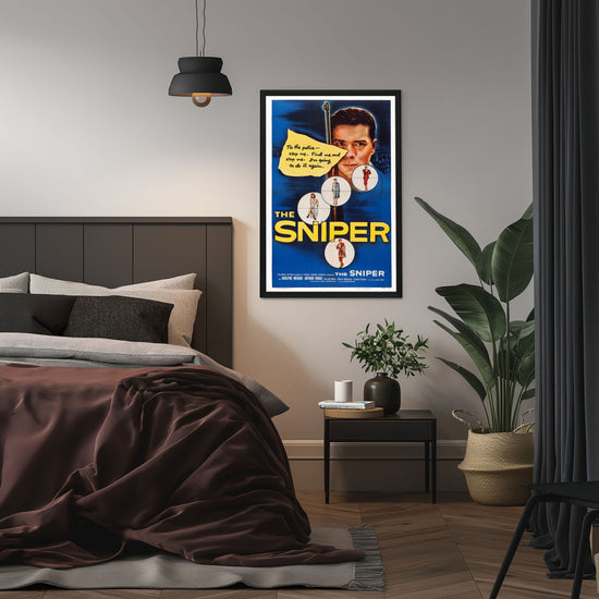 "Sniper" (1952) Framed Movie Poster