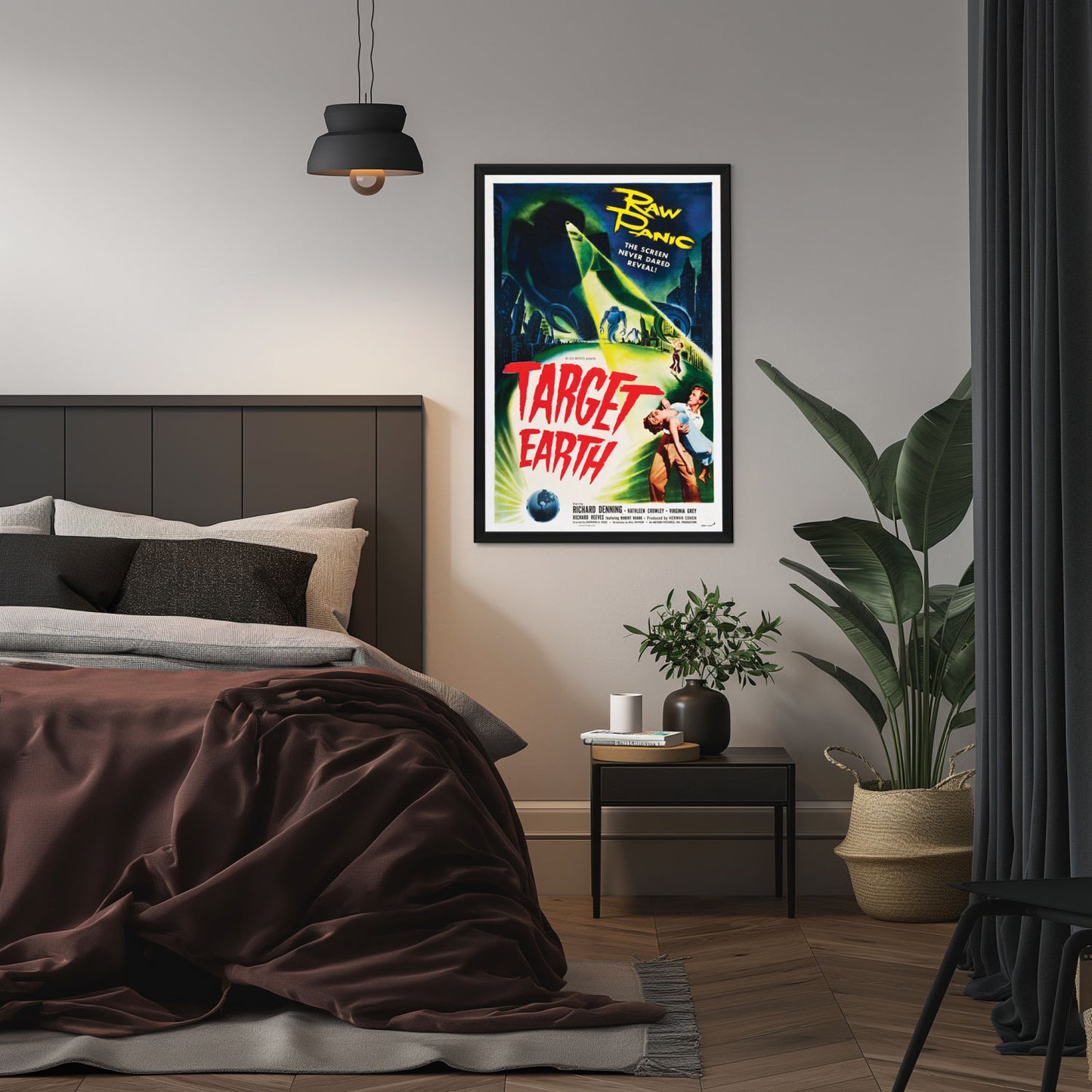 "Target Earth" (1954) Framed Movie Poster