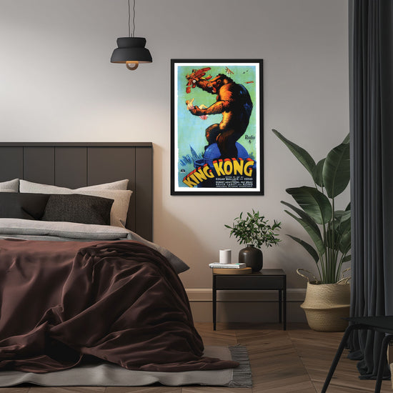 "King Kong" (1933) Framed Movie Poster