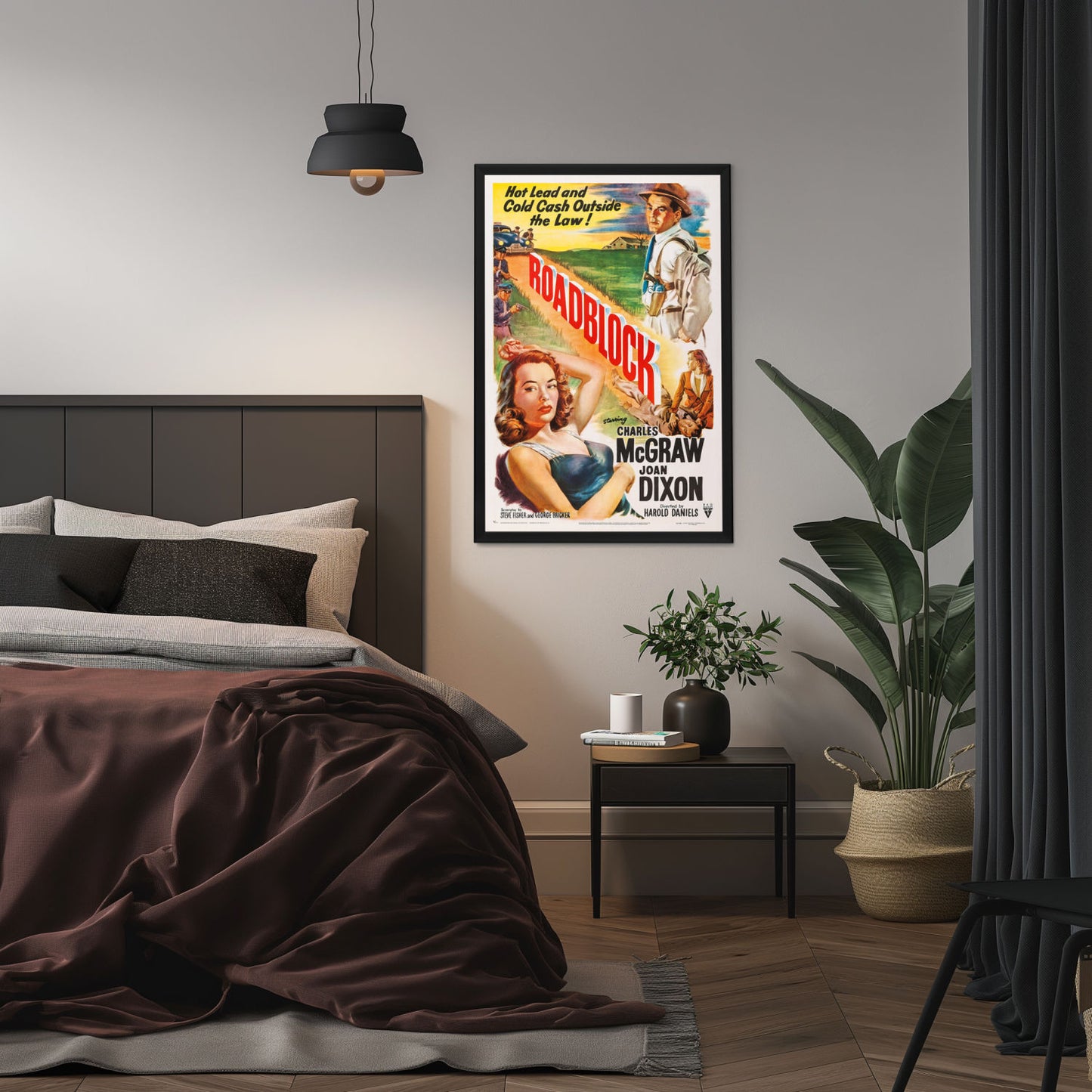 "Roadblock" (1951) Framed Movie Poster