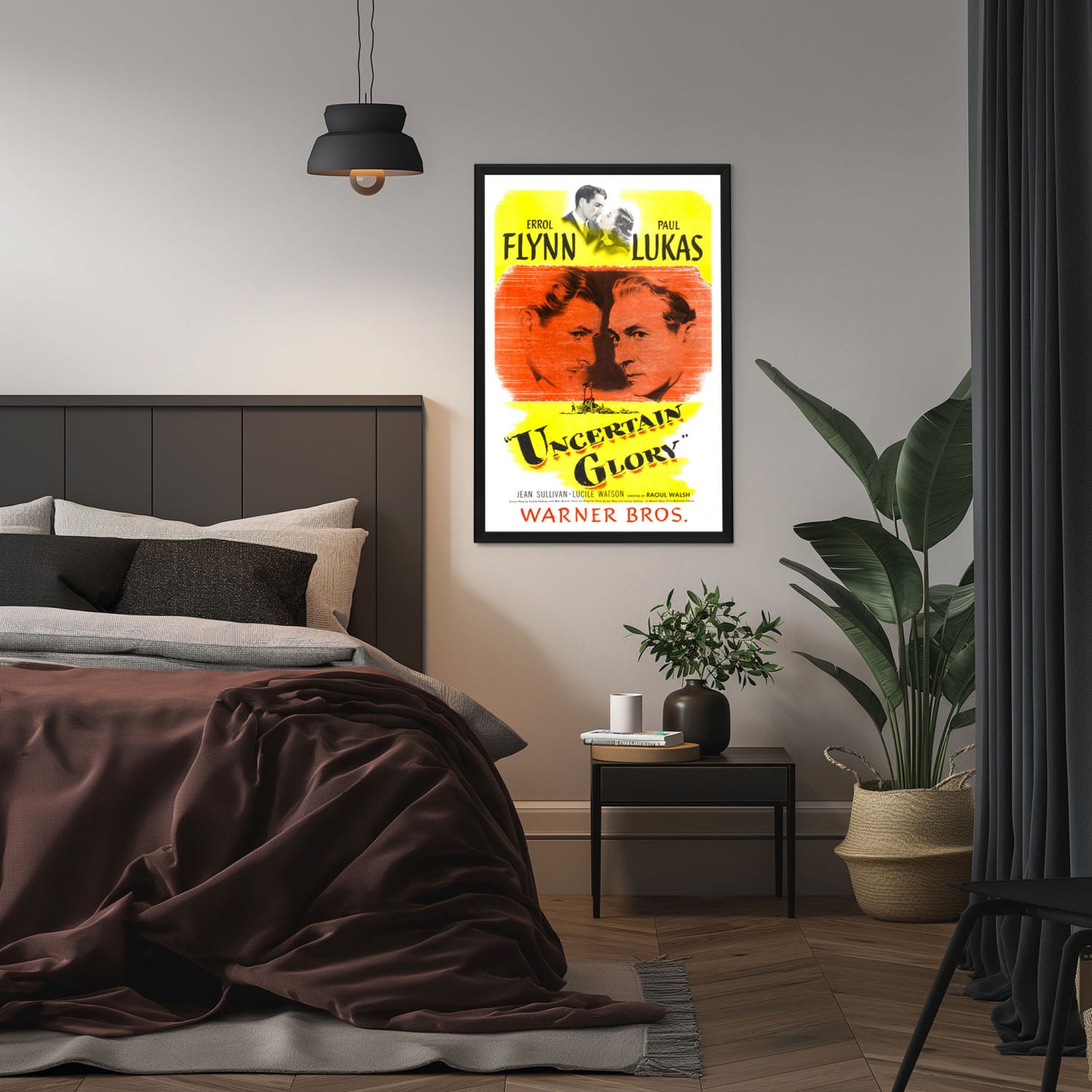 "Uncertain Glory" (1944) Framed Movie Poster