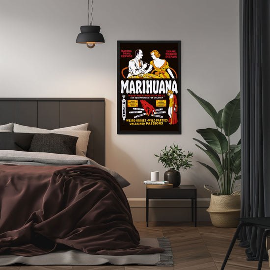 "Marihuana" (1936) Framed Movie Poster