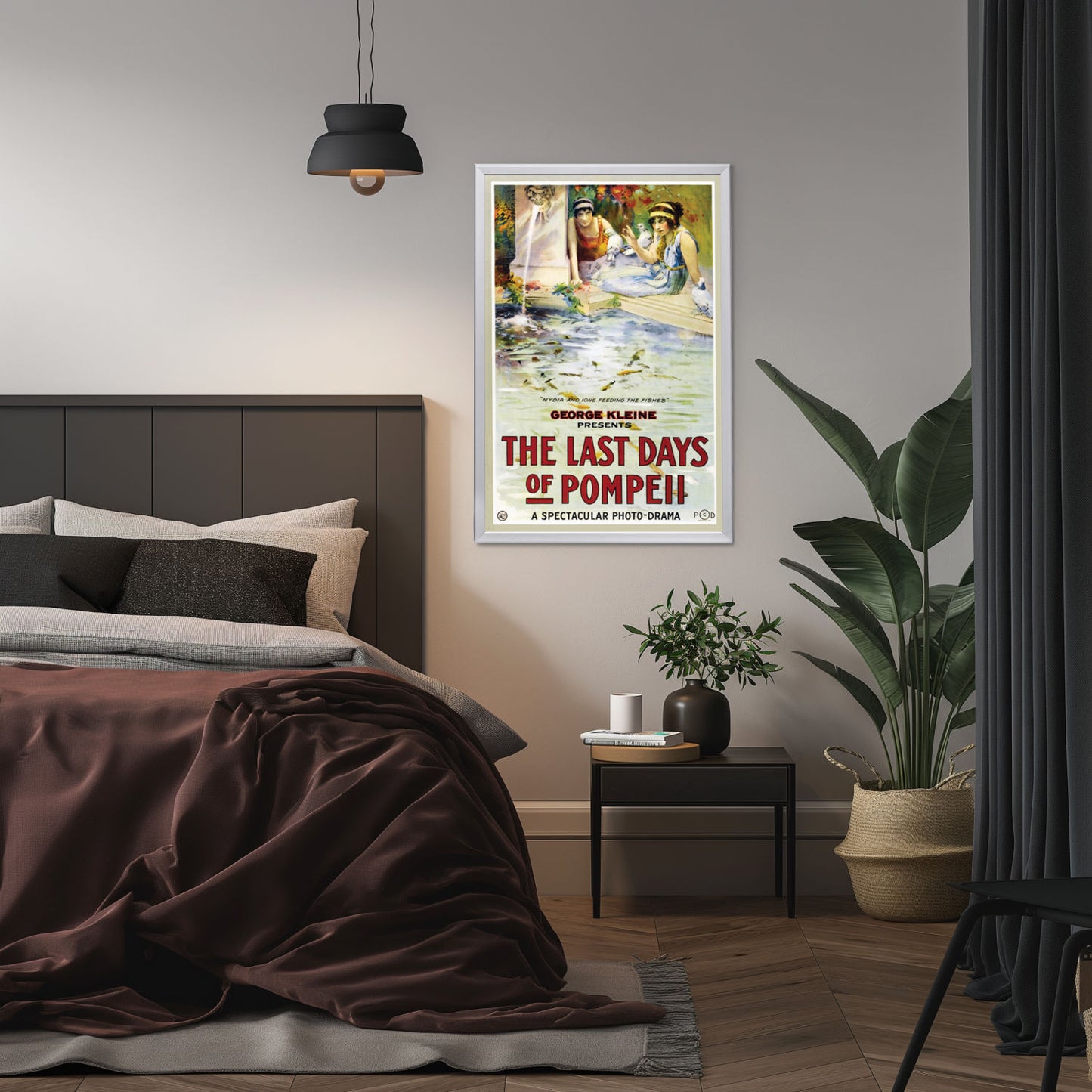 "Last Days Of Pompeii" (1913) Framed Movie Poster