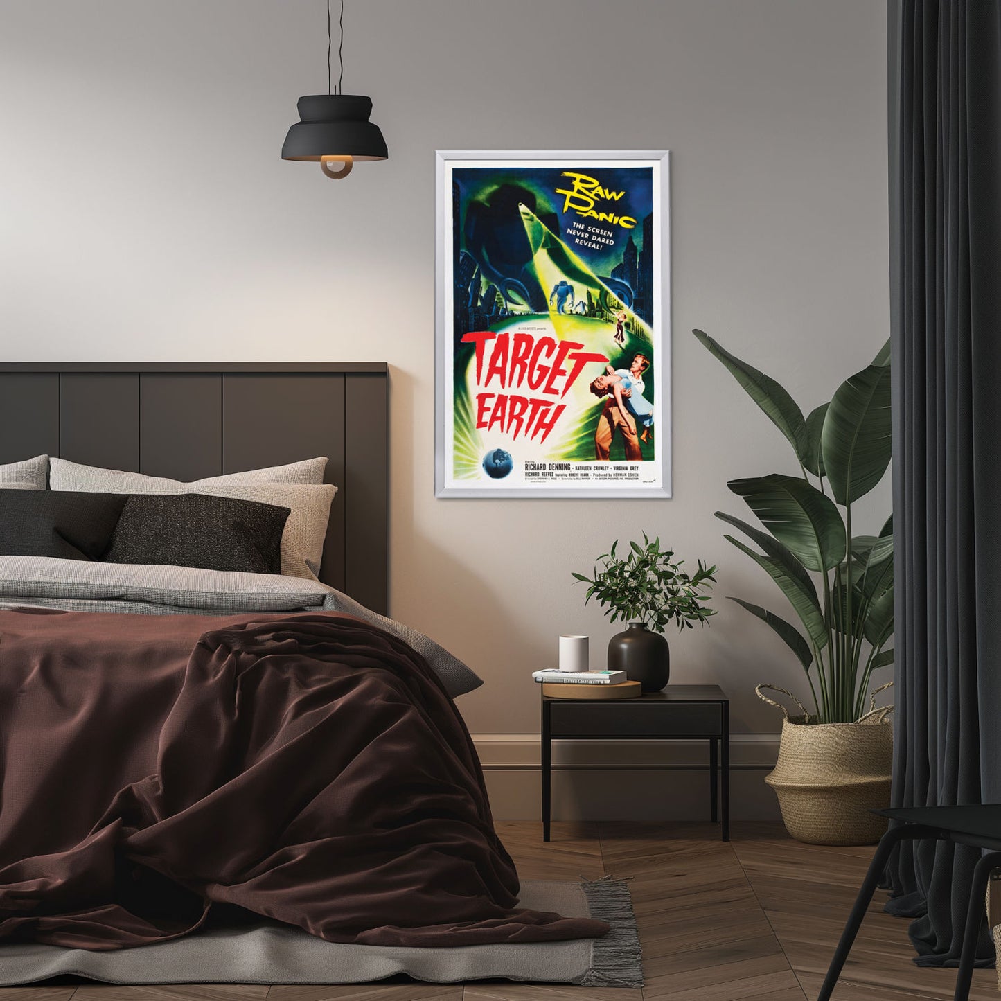 "Target Earth" (1954) Framed Movie Poster