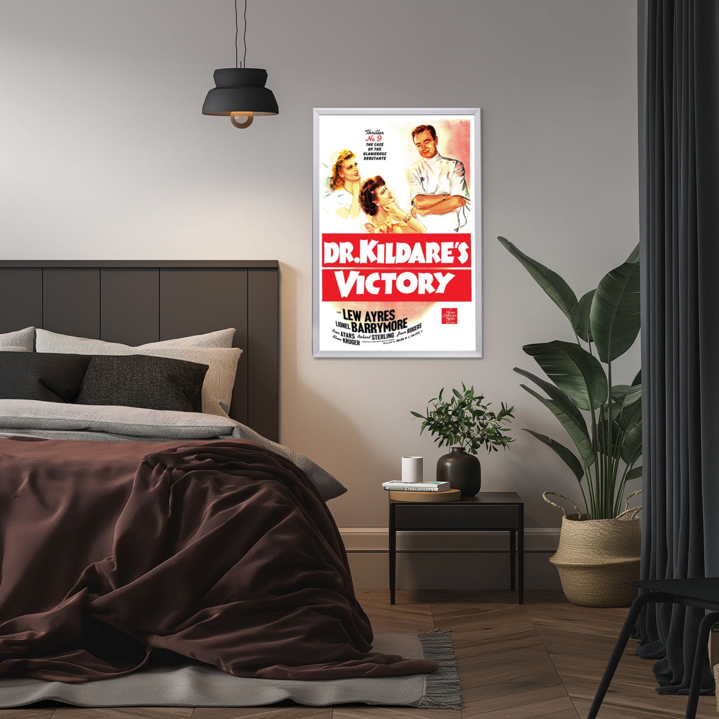 "Dr. Kildare's Victory 'Thriller No. 9" Framed Movie Poster