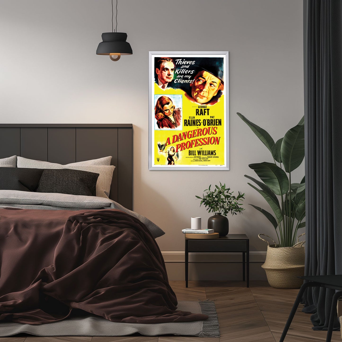 "Dangerous Profession" (1949) Framed Movie Poster