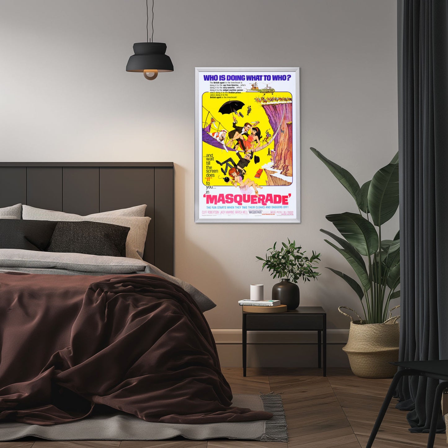 "Masquerade" (1965) Framed Movie Poster