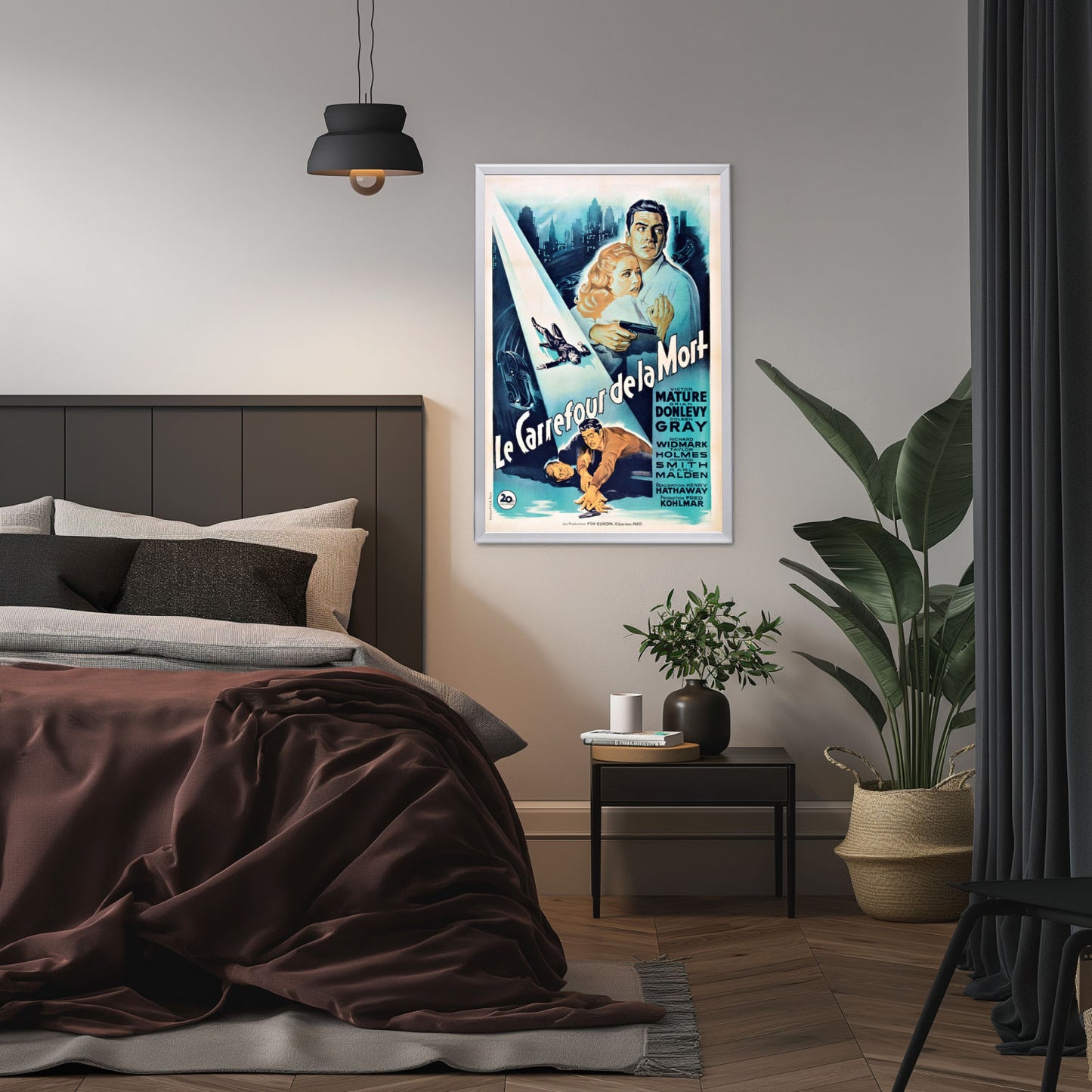 "Kiss Of Death" (1947) Framed Movie Poster
