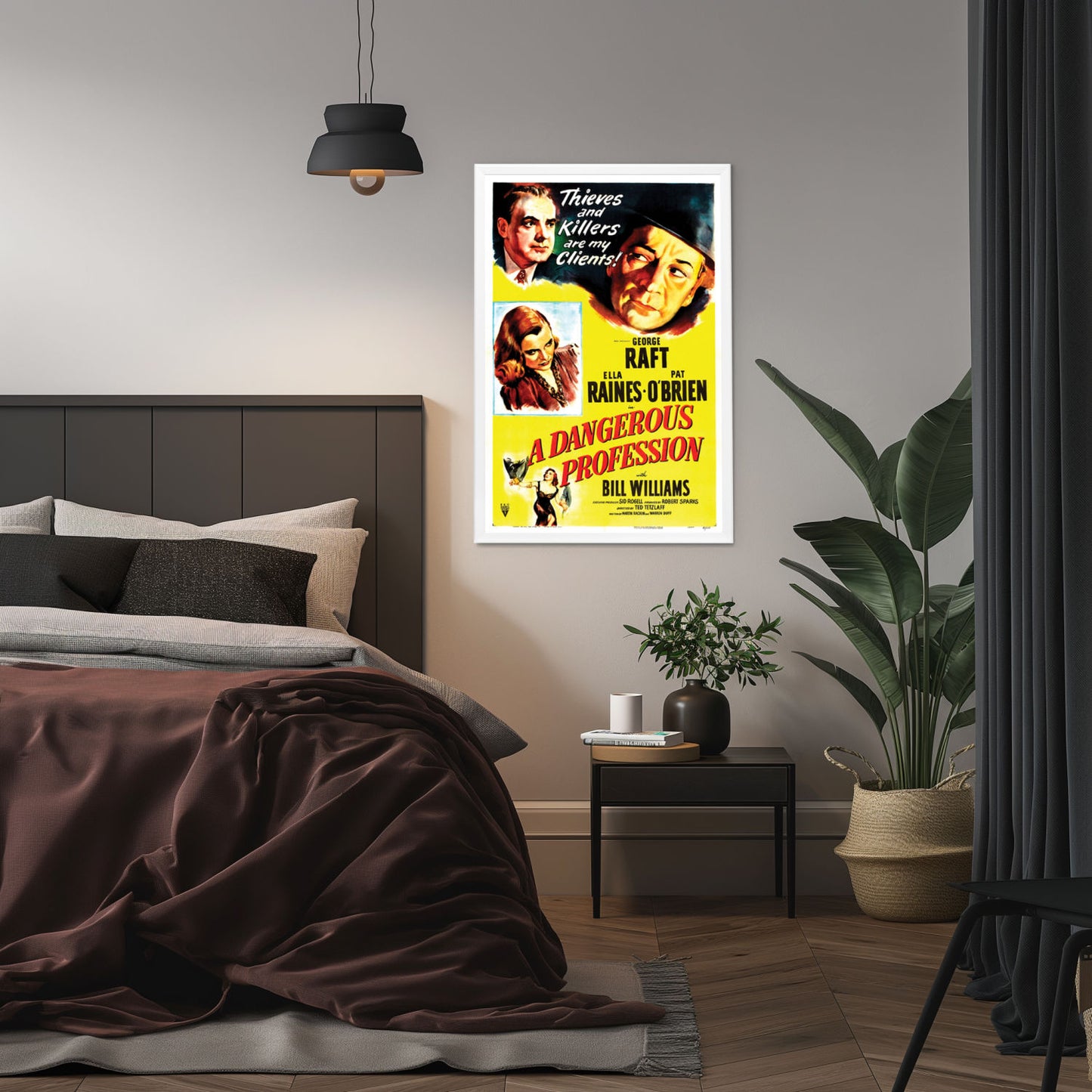 "Dangerous Profession" (1949) Framed Movie Poster