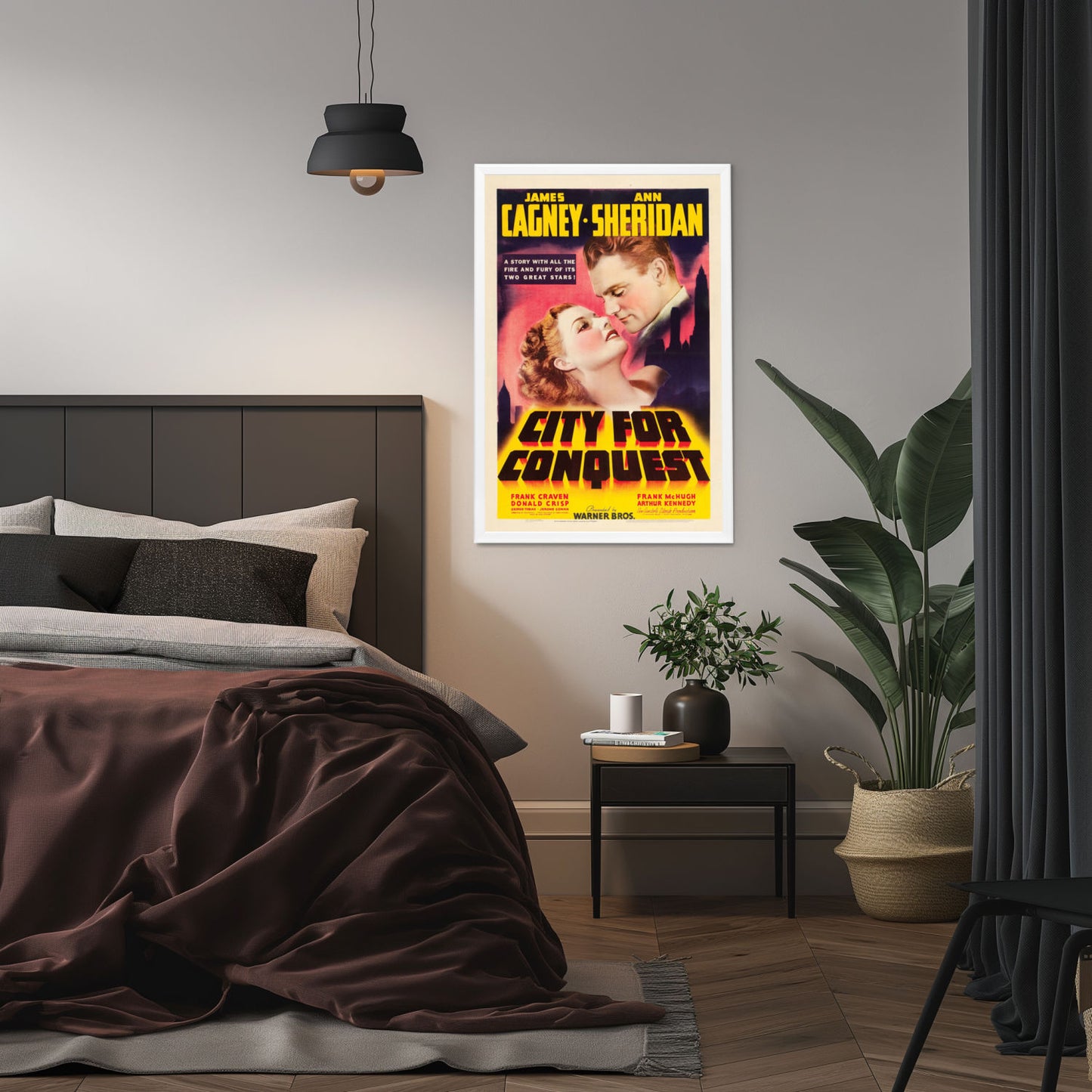 "City For Conquest" (1940) Framed Movie Poster