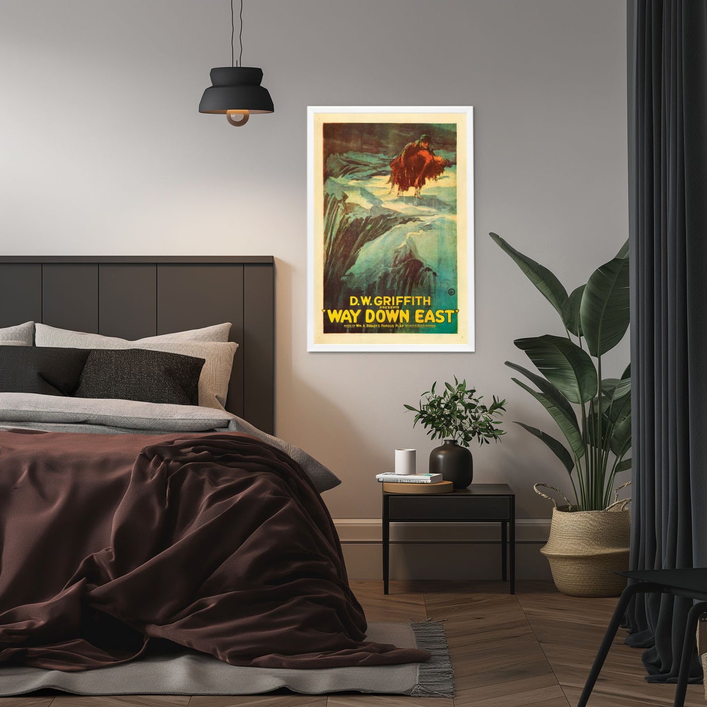 "Way Down East" (1920) Framed Movie Poster