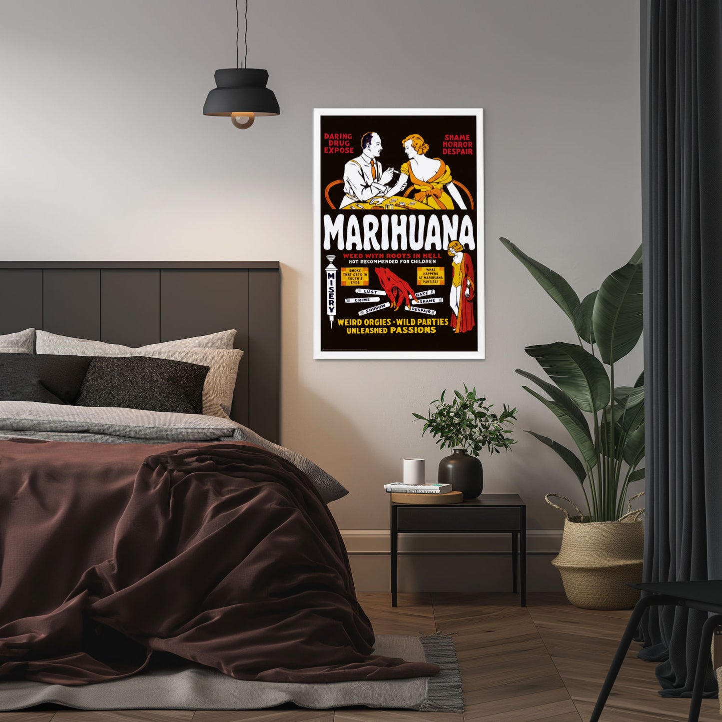 "Marihuana" (1936) Framed Movie Poster