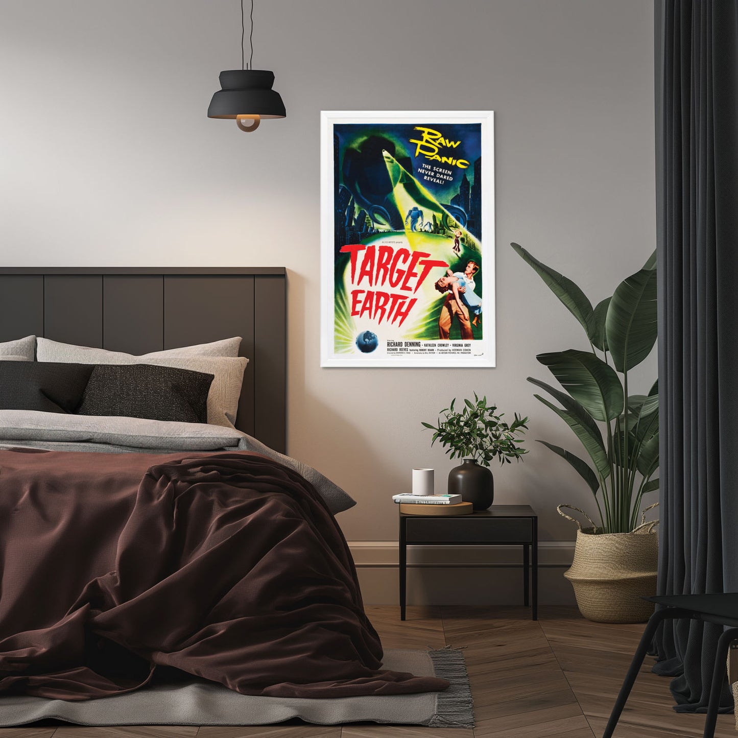 "Target Earth" (1954) Framed Movie Poster