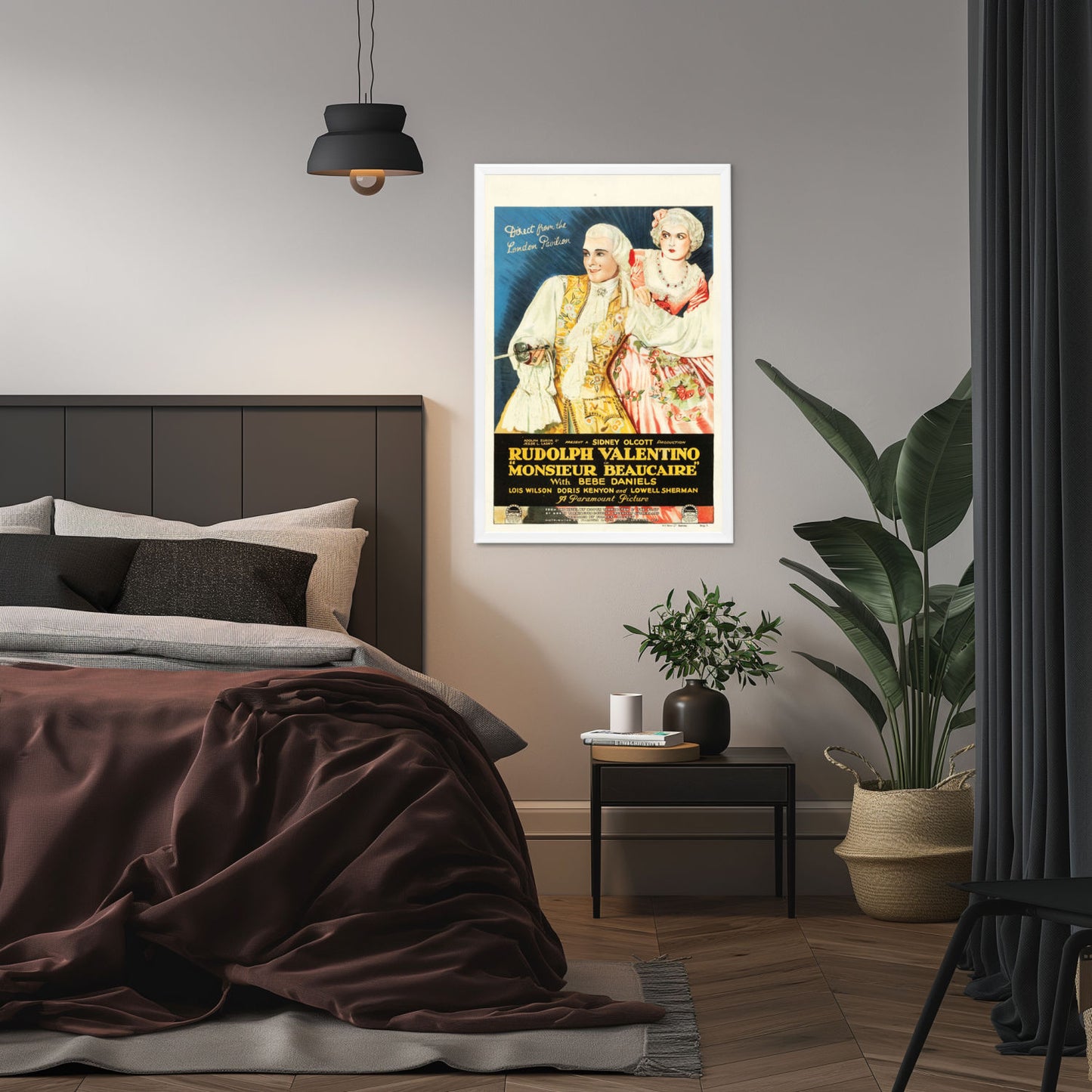 "Monsieur Beaucaire" (1924) Framed Movie Poster