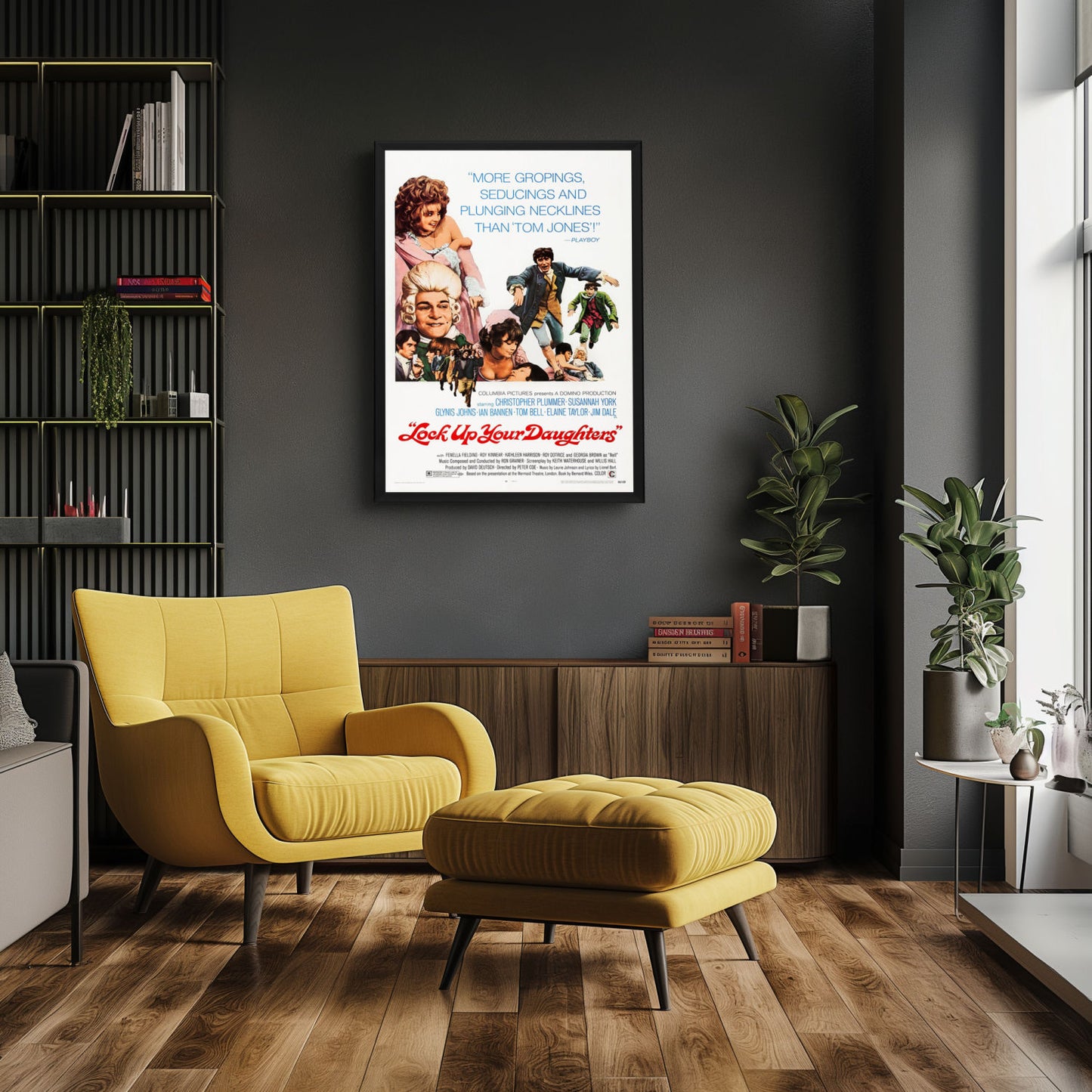 "Lock Up Your Daughters" (1969) Framed Movie Poster
