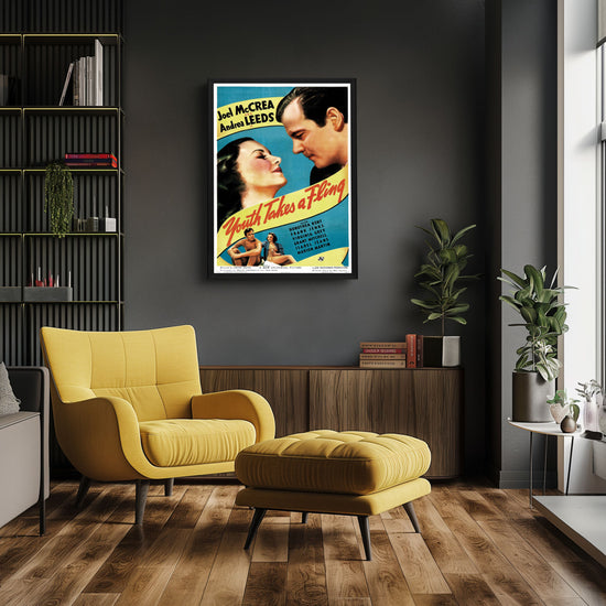 "Youth Takes A Fling" (1938) Framed Movie Poster