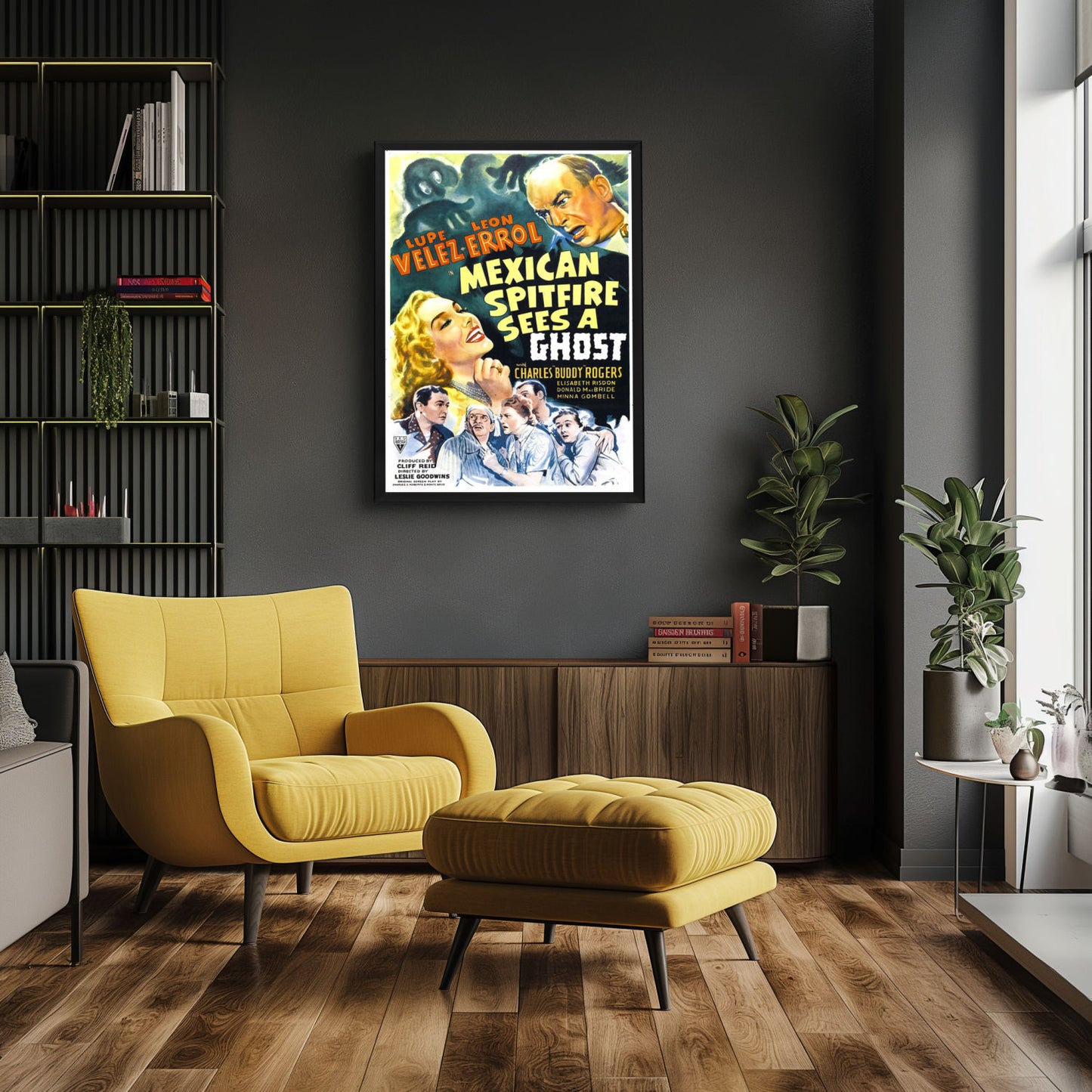 "Mexican Spitfire Sees A Ghost" (1942) Framed Movie Poster