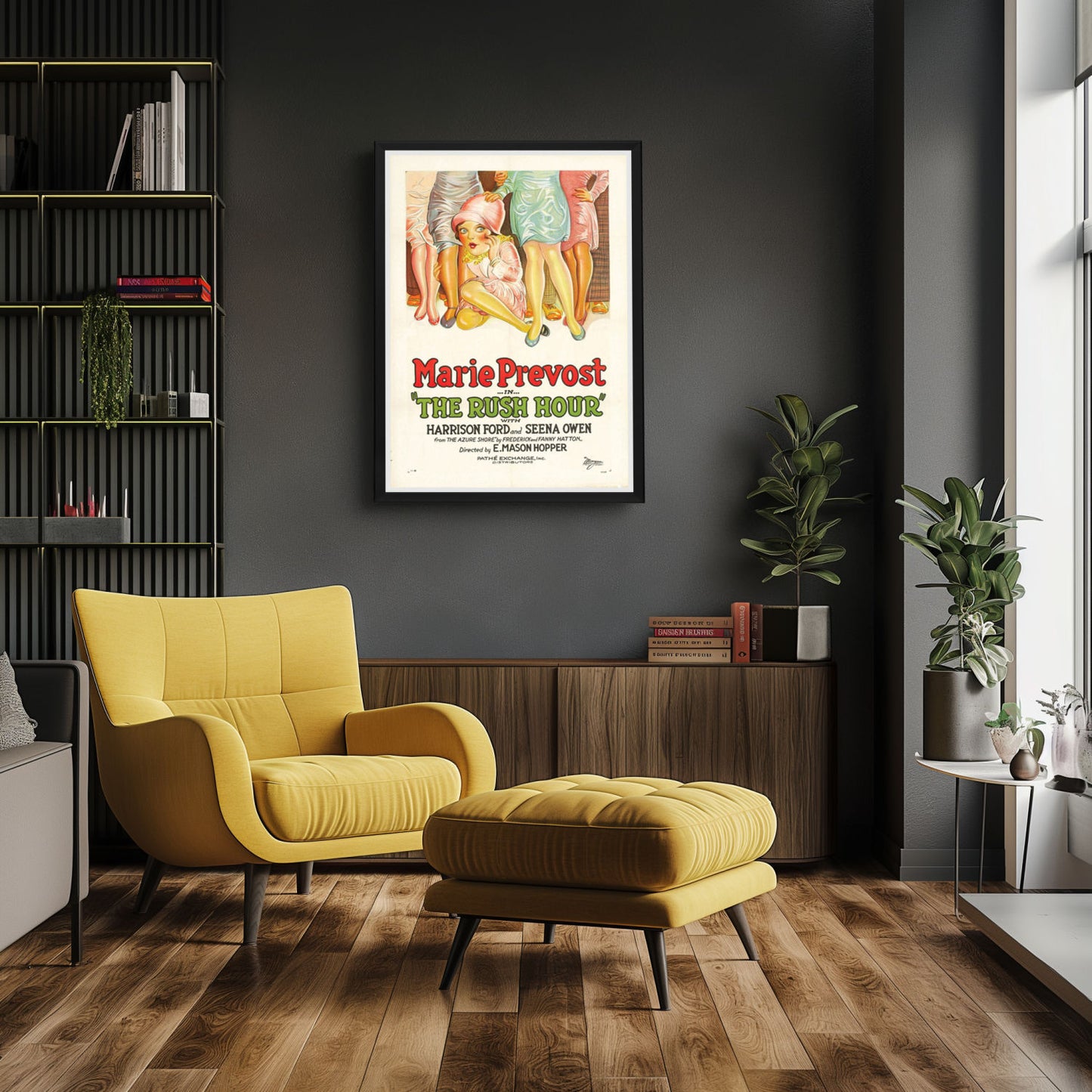 "Rush Hour" (1928) Framed Movie Poster