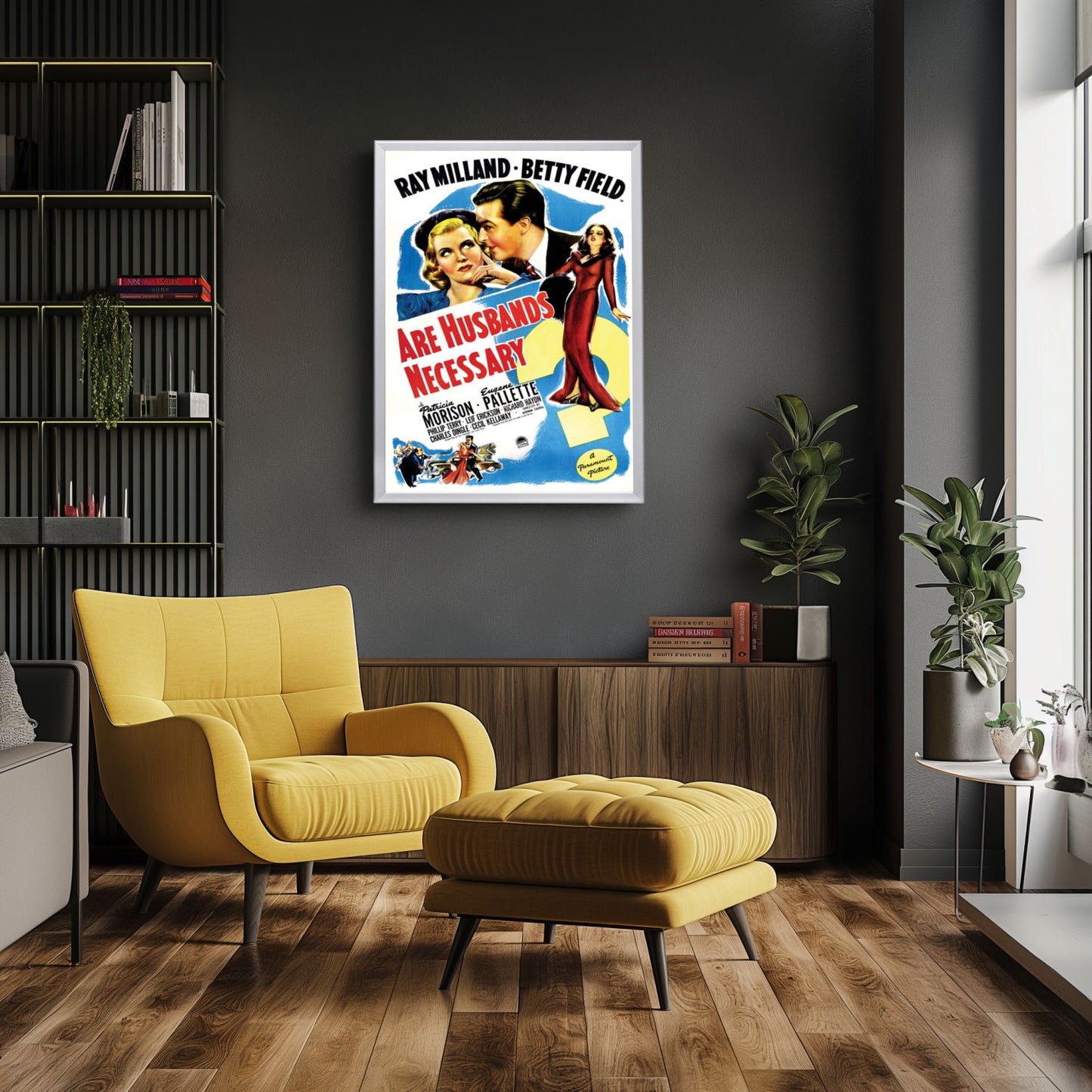 "Are Husbands Necessary" (1942) Framed Movie Poster