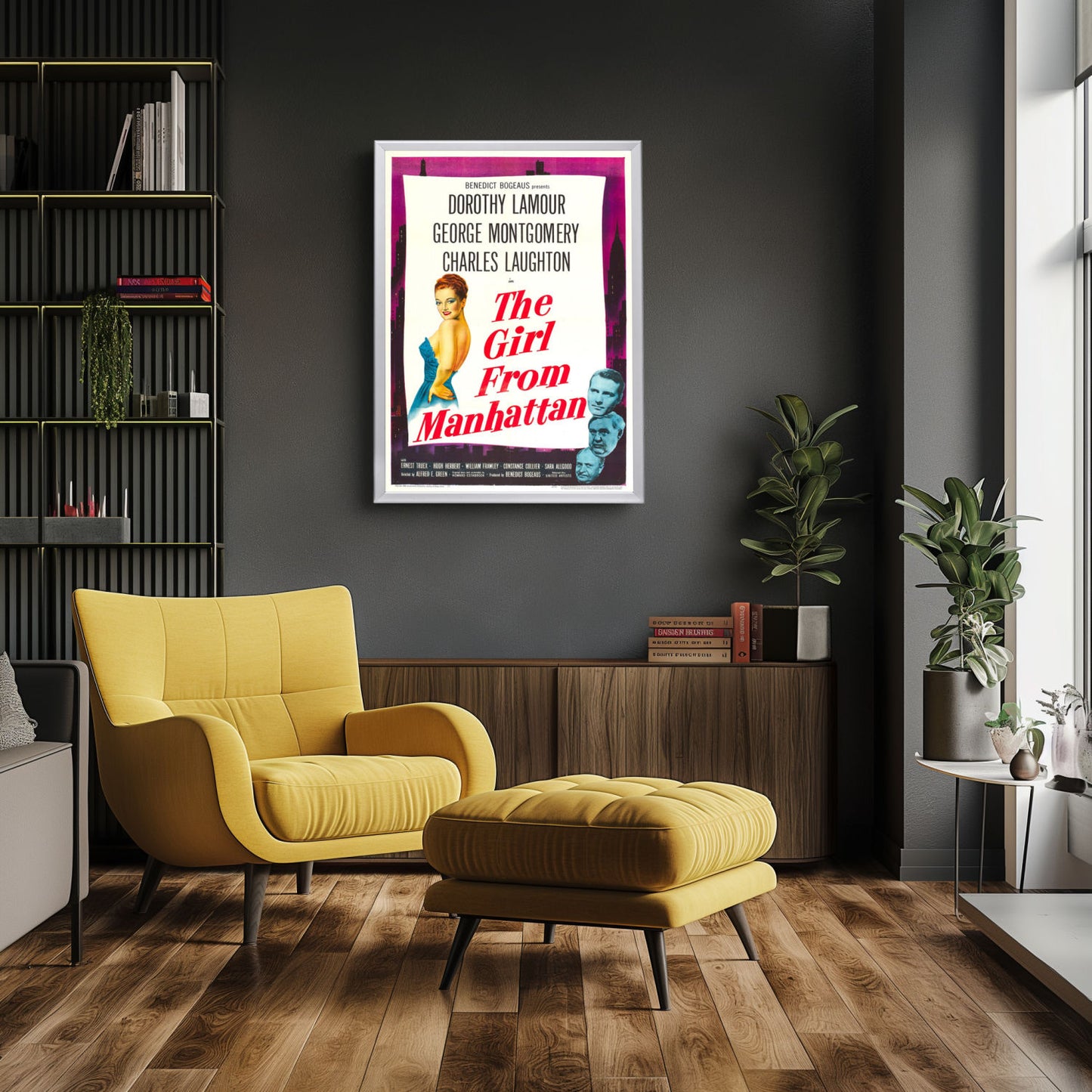 "Girl From Manhattan" (1948) Framed Movie Poster
