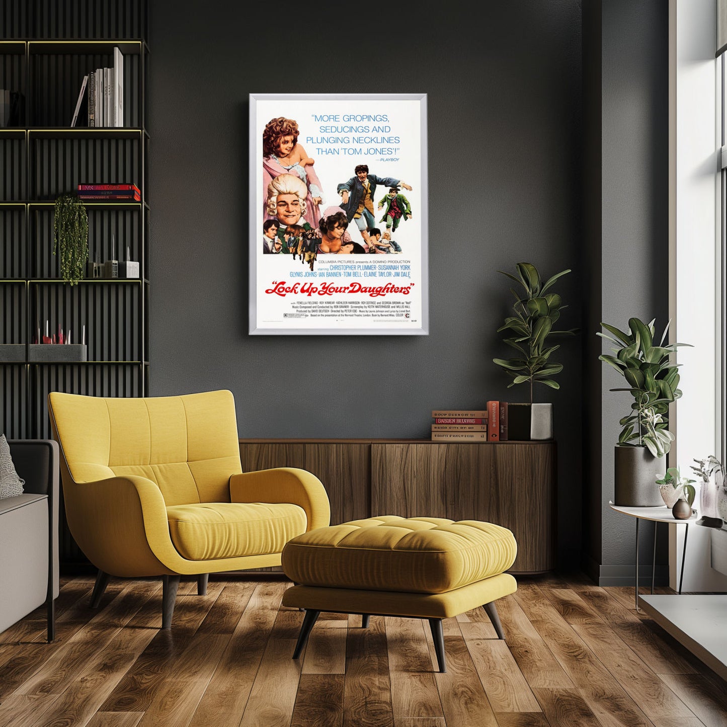 "Lock Up Your Daughters" (1969) Framed Movie Poster