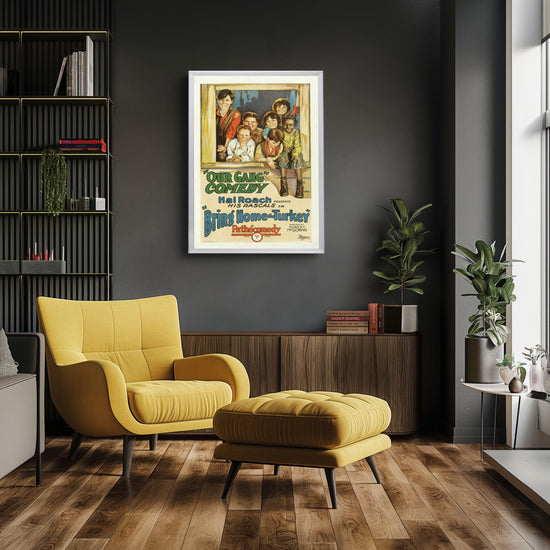 "Bring Home The Turkey" (1927) Framed Movie Poster