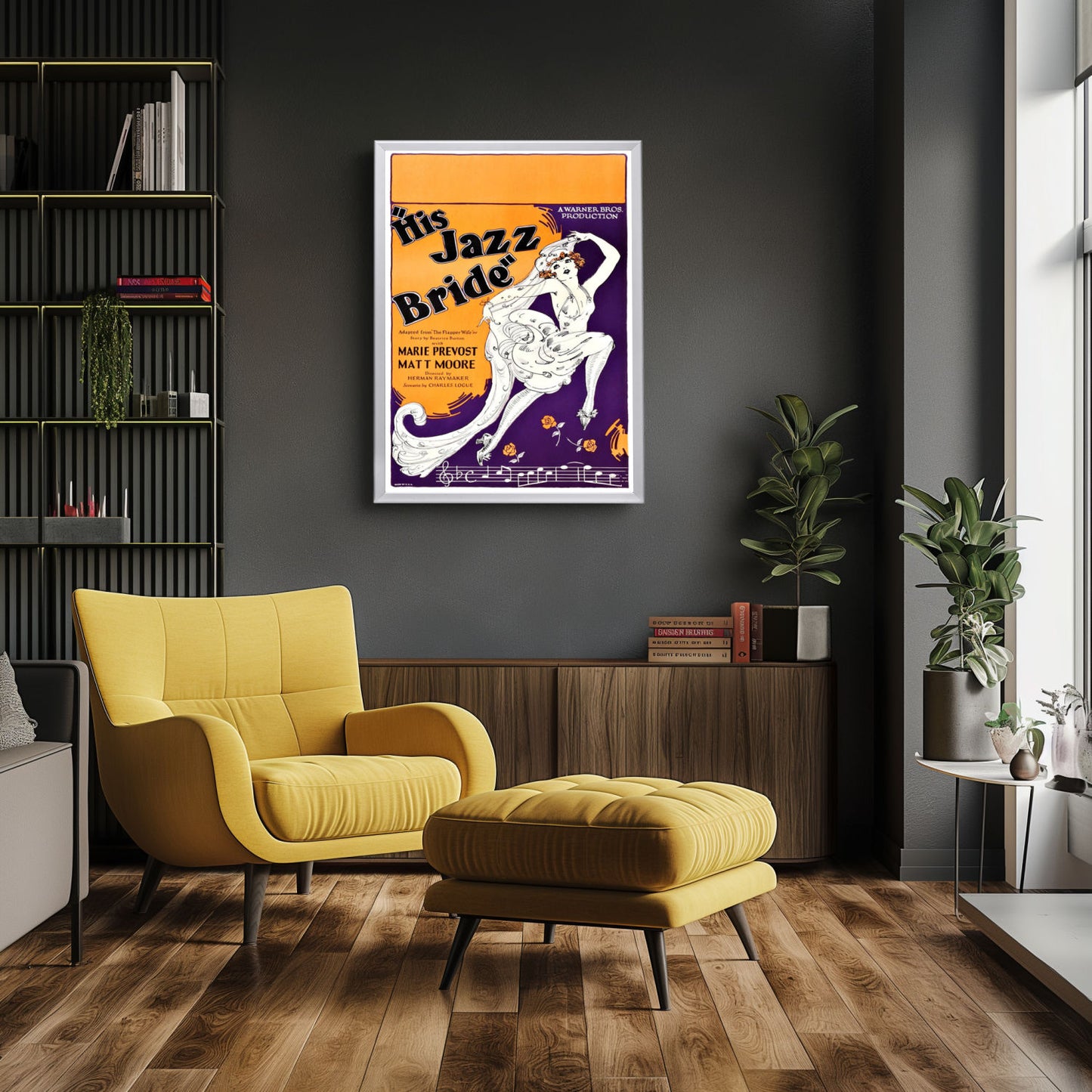 "His Jazz Bride" (1926) Framed Movie Poster