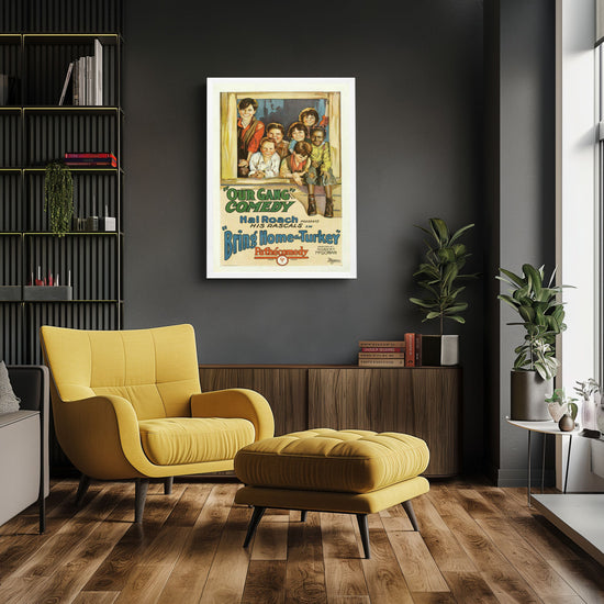"Bring Home The Turkey" (1927) Framed Movie Poster