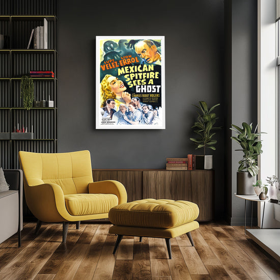 "Mexican Spitfire Sees A Ghost" (1942) Framed Movie Poster