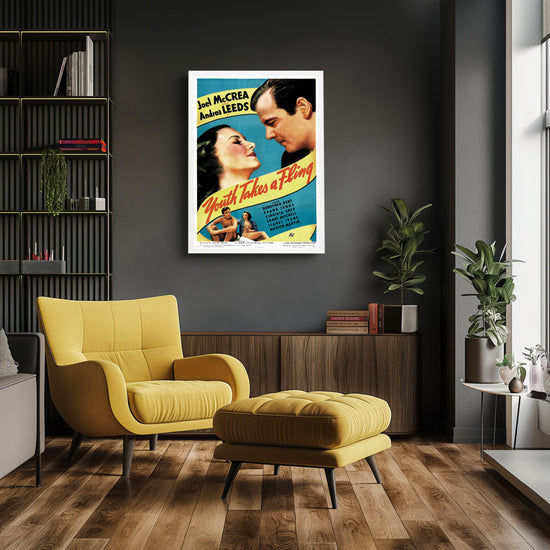 "Youth Takes A Fling" (1938) Framed Movie Poster