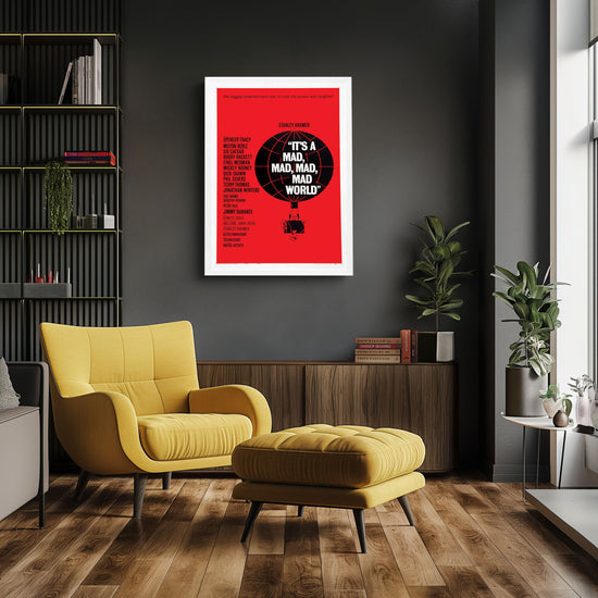 "It's A mad mad mad mad world" (1963) Framed Movie Poster