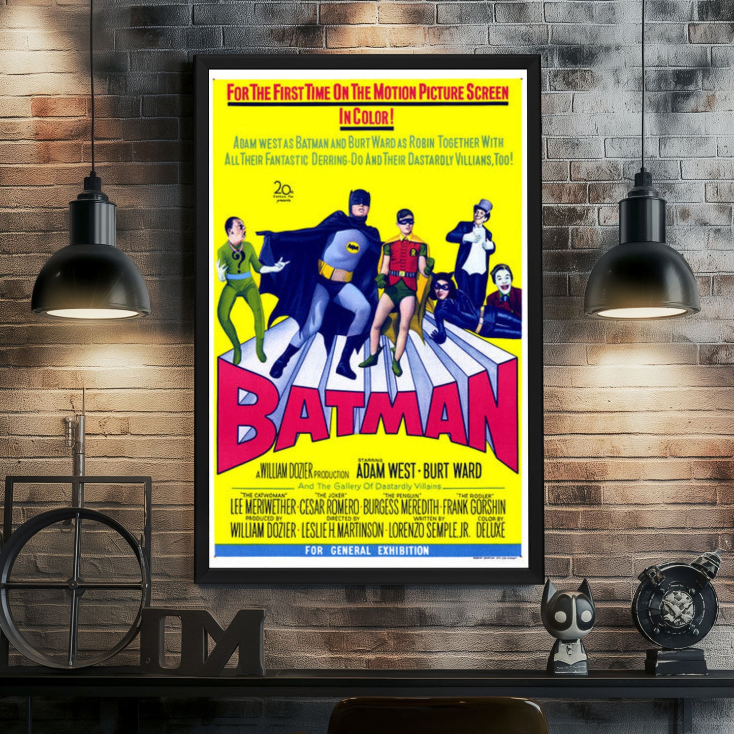 "Batman" (1966) Framed Movie Poster