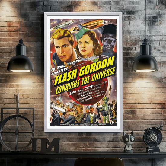 "Flash Gordon Conquers The Universe" (1940) Framed Movie Poster