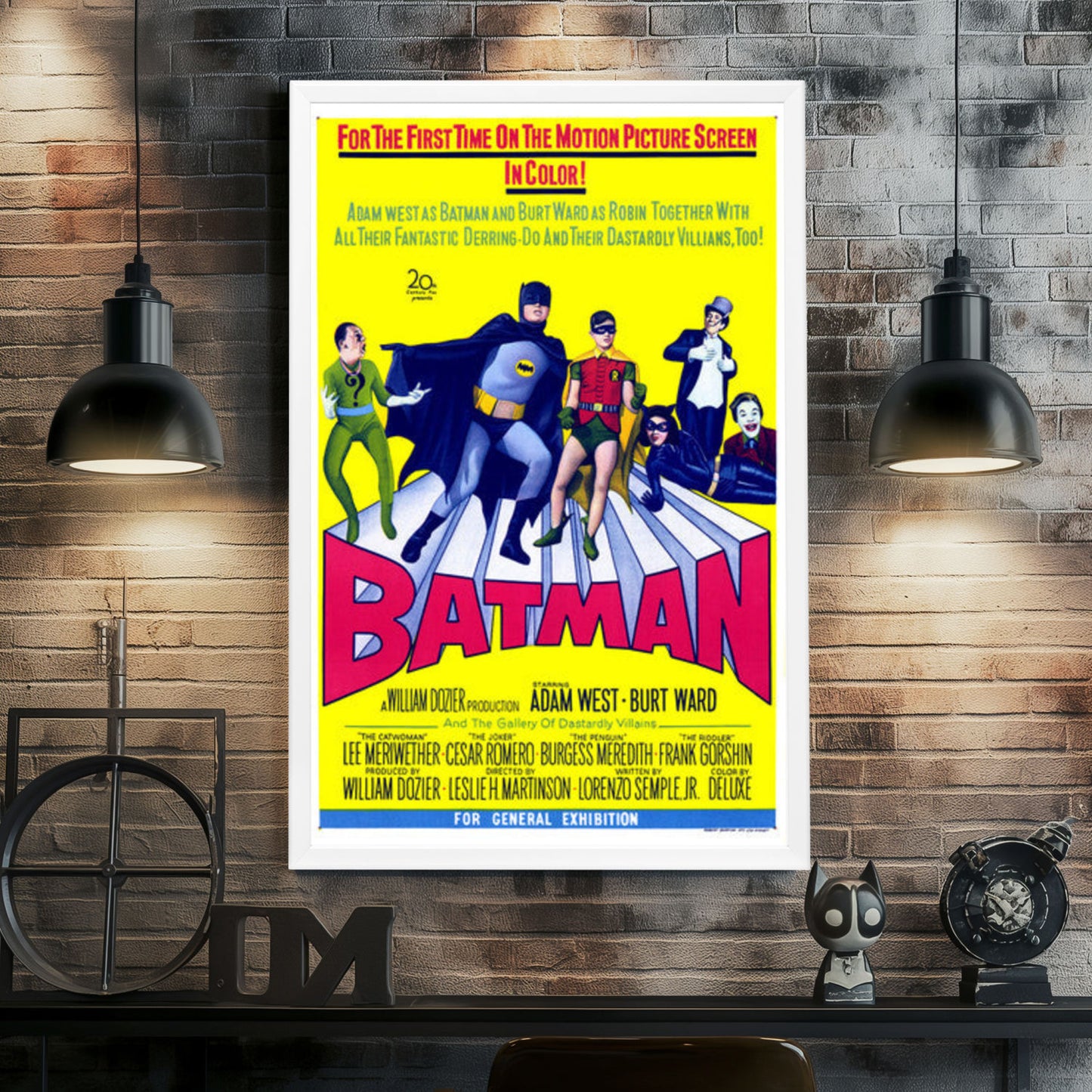 "Batman" (1966) Framed Movie Poster