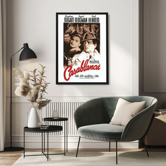 "Casablanca" (1942) Framed Movie Poster