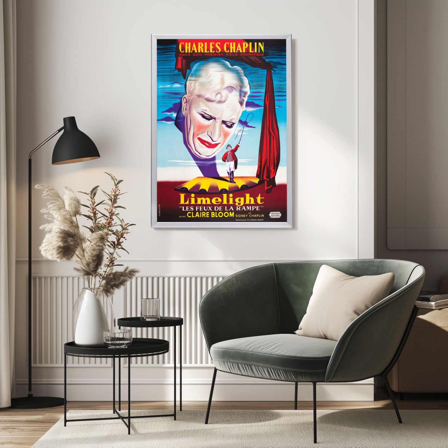 "Limelight (French)" (1952) Framed Movie Poster