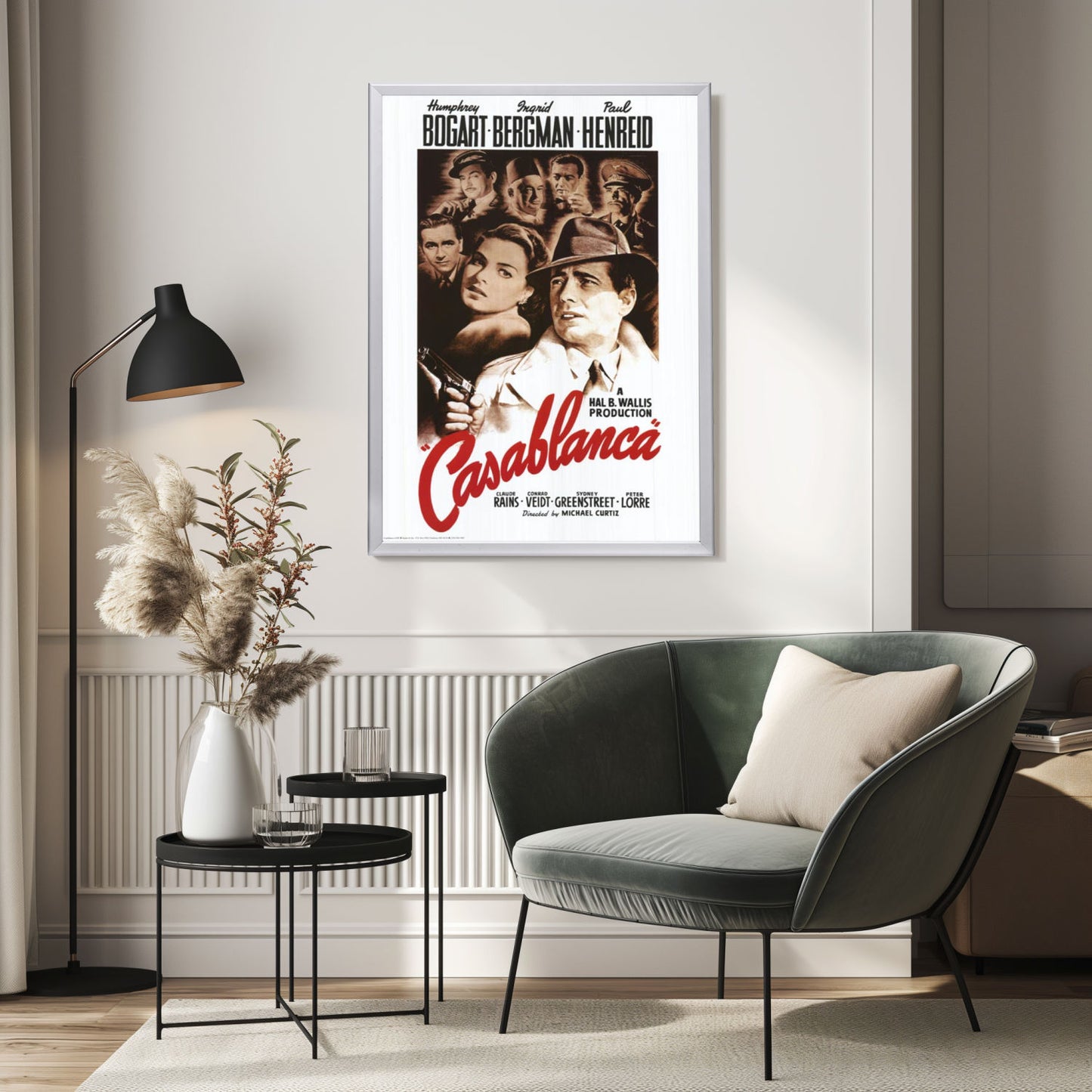 "Casablanca" (1942) Framed Movie Poster