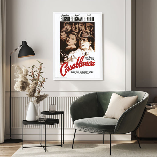 "Casablanca" (1942) Framed Movie Poster