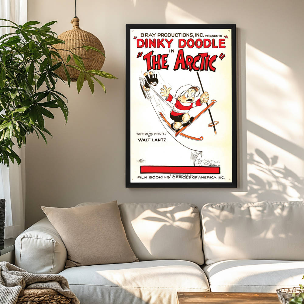 "Dinky Doodle In The Arctic" (1926) Framed Movie Poster