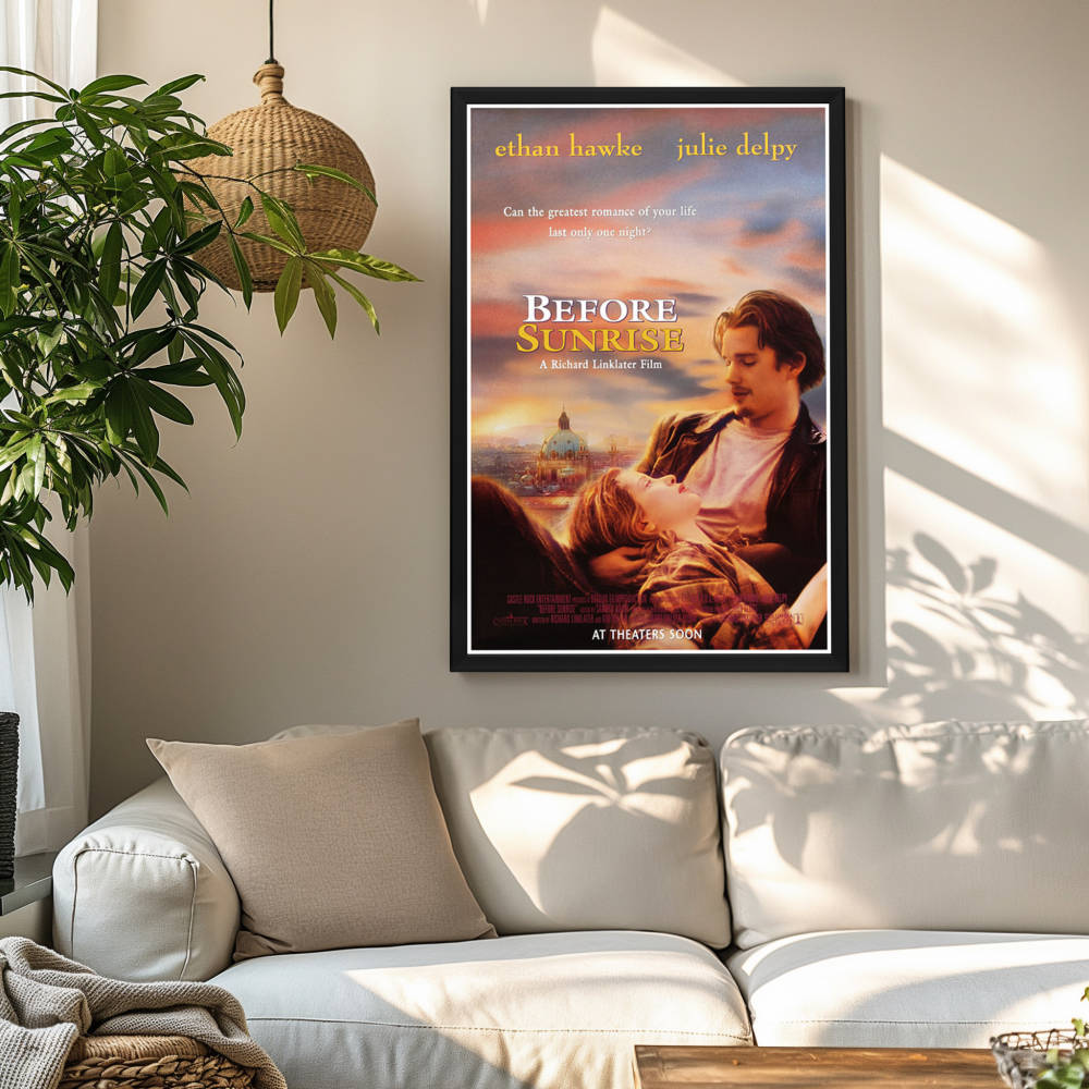 "Before Sunrise" (1995) Framed Movie Poster