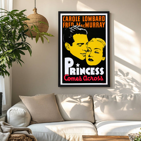 "Princess Comes Across" (1936) Framed Movie Poster