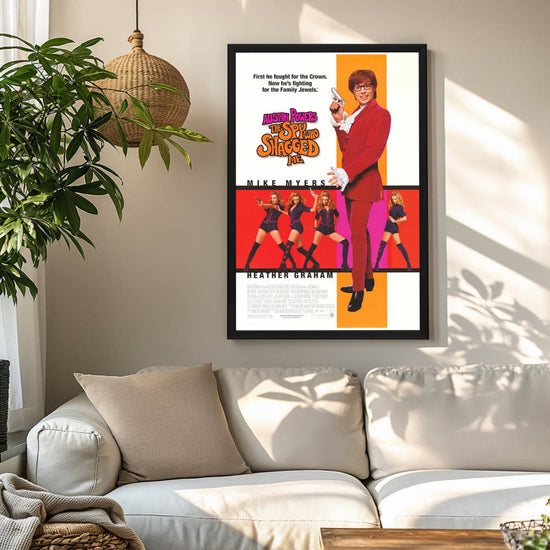 "Austin Powers: The Spy Who Shagged Me" (1999) Framed Movie Poster