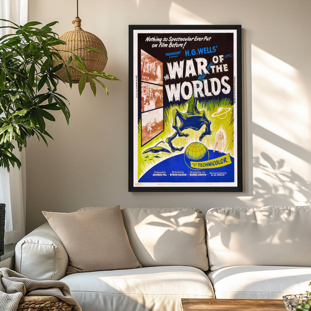 "War Of The Worlds" (1953) Framed Movie Poster