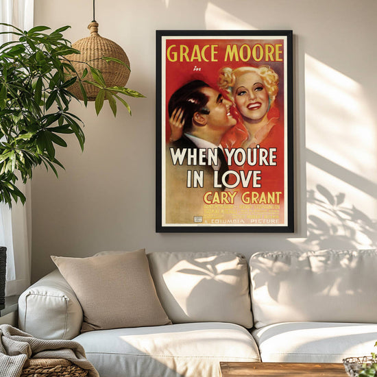 "When You're In Love" (1937) Framed Movie Poster