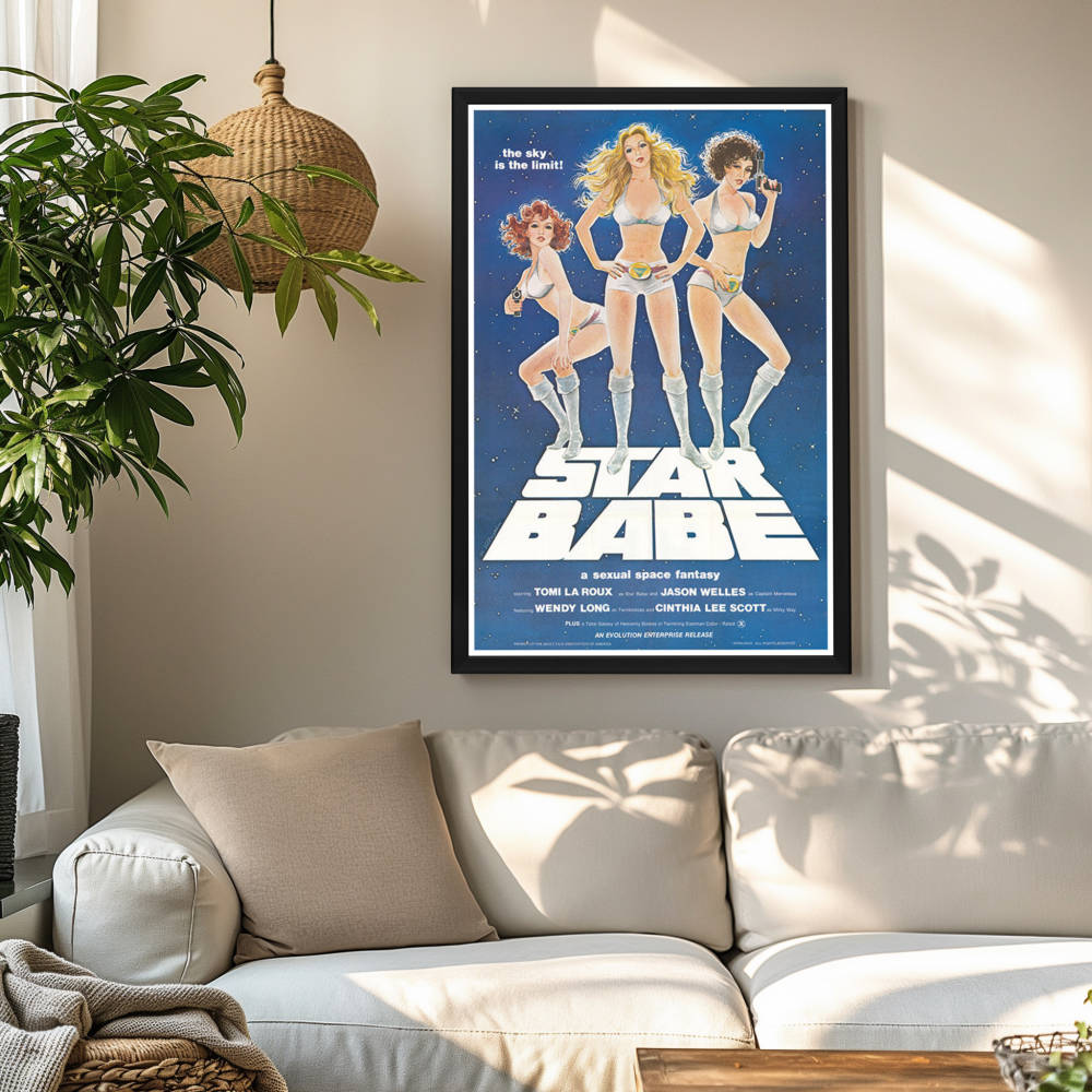 "Star Babe" (1977) Framed Movie Poster